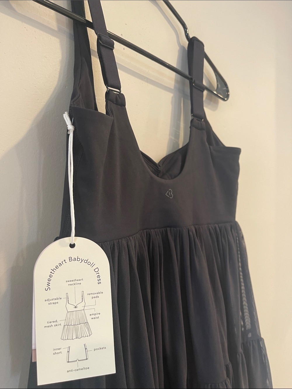 NWT Blogilates Sweetheart Babydoll Dress Size Small - Picture 12 of 12